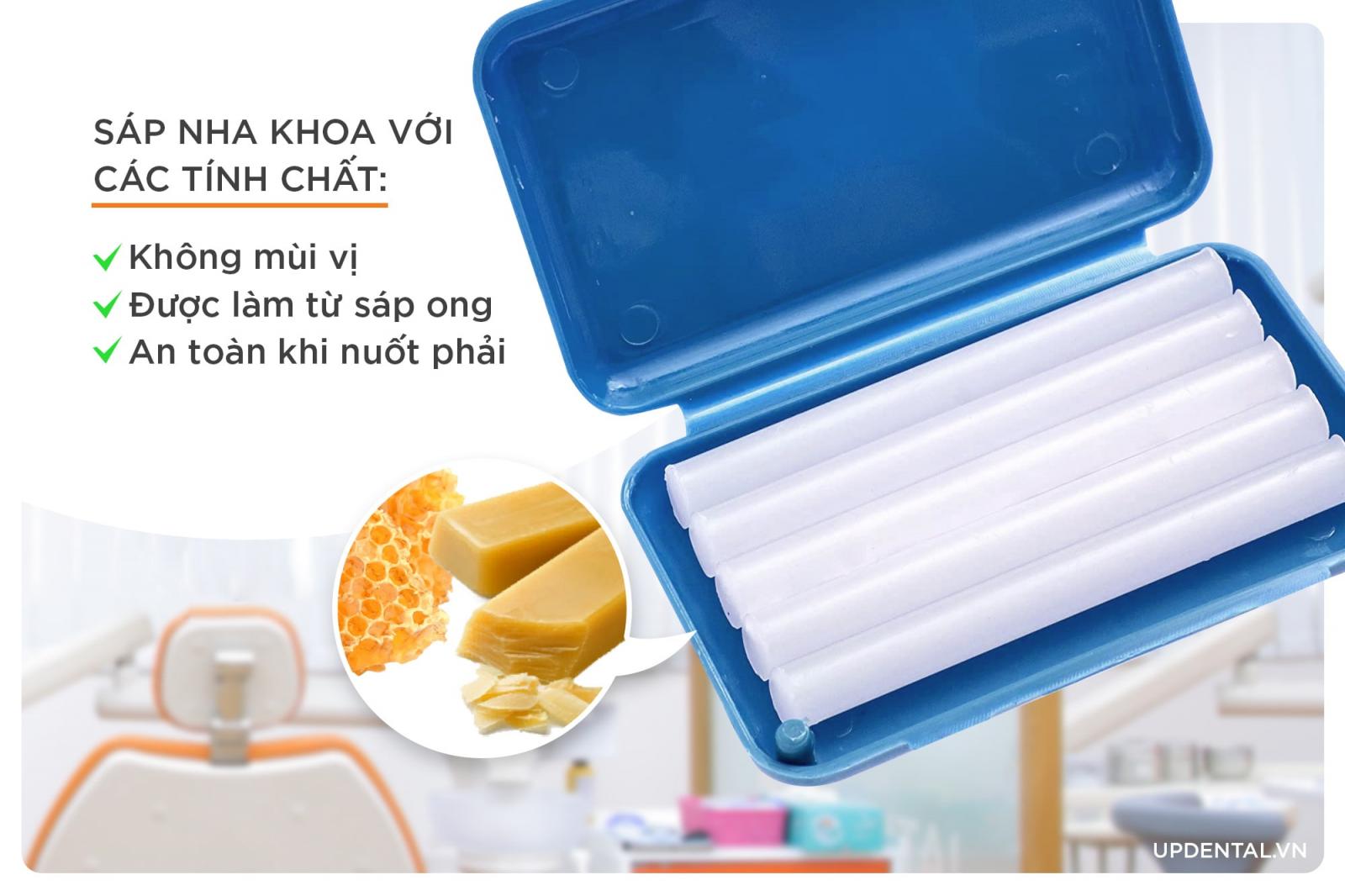 Sử dụng sáp niềng răng chuyên dụng